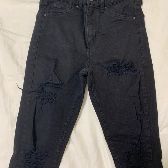 TOPSHOP RIPPED JAMIE JEANS - Picture 2 of 4